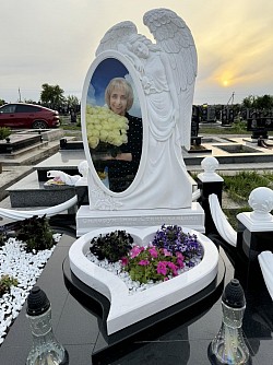 Памятник для жінки з мармуру замовити в житомирі